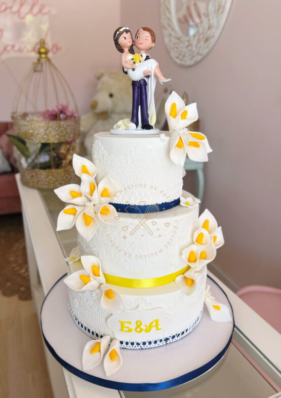 Tarta de boda calas