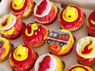 Cupcakes bombero