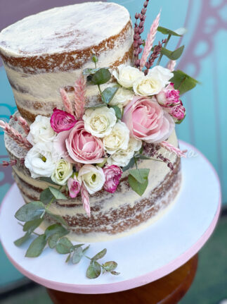 Tarta decorada fondant personalizada boda madrid