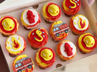 Cupcakes bombero
