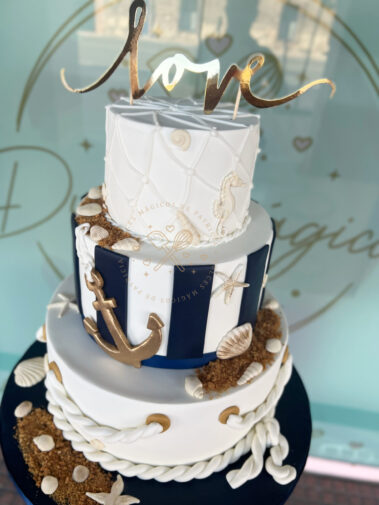 Tarta de boda temática Marinera