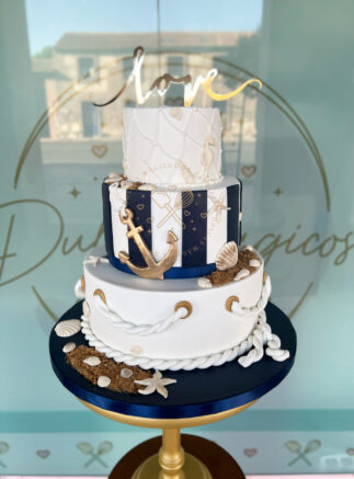 Tarta de boda temática Marinera