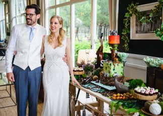boda tarta safari