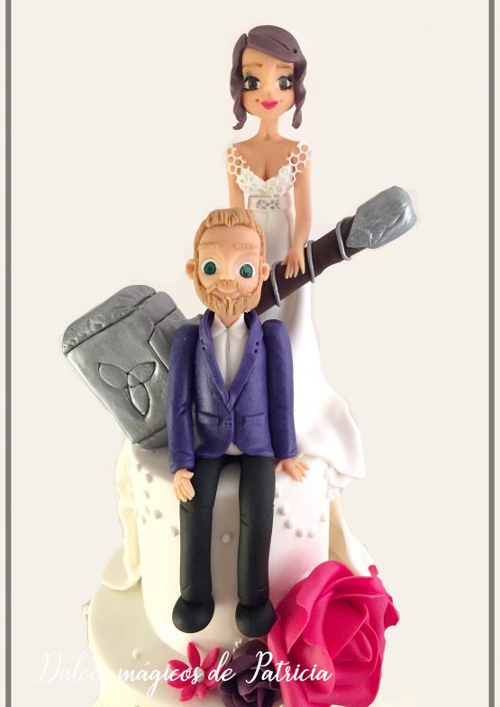 novios marvel fondant