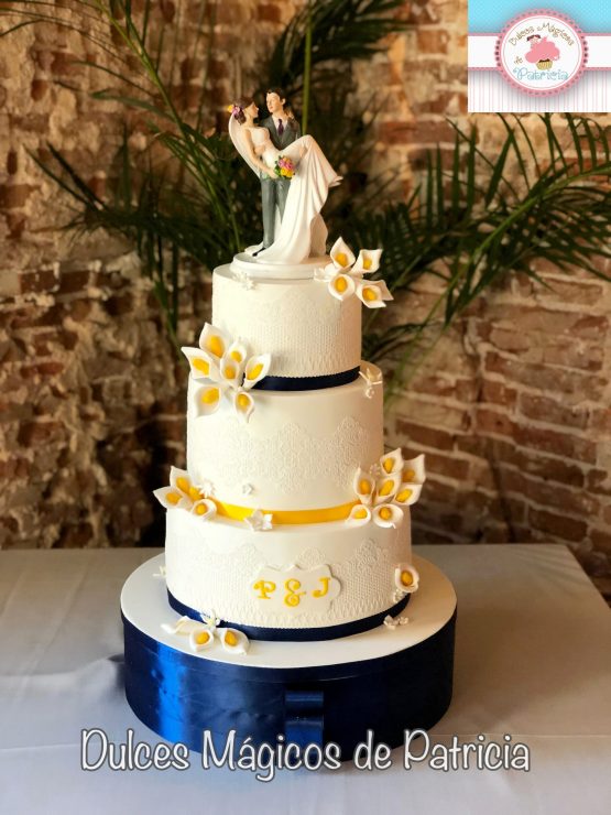 tarta boda calas flores