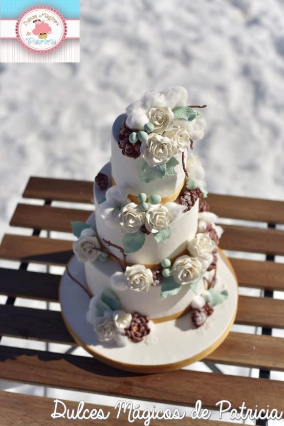 tarta boda invierno