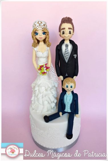 tarta boda novios figuras madrid