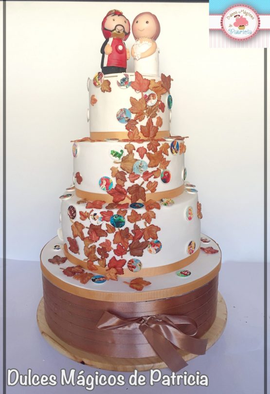 tarta boda otoño