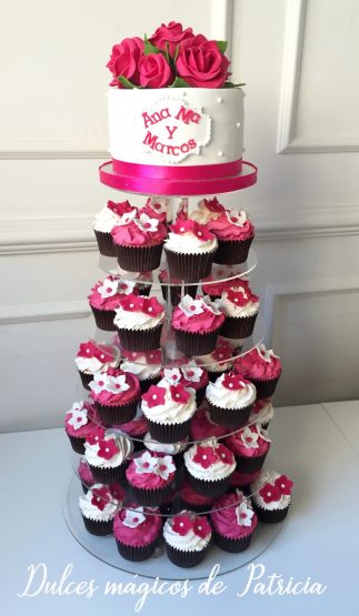 torre cupcakes tarta boda madrid