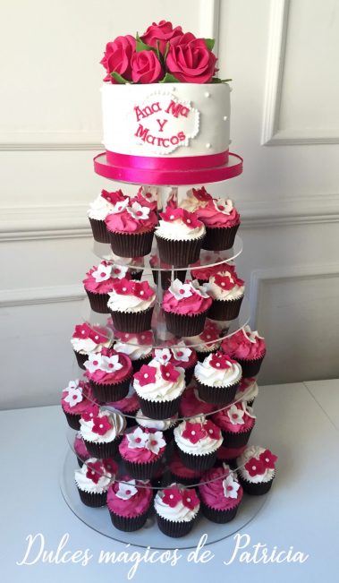 torre cupcakes tarta boda madrid