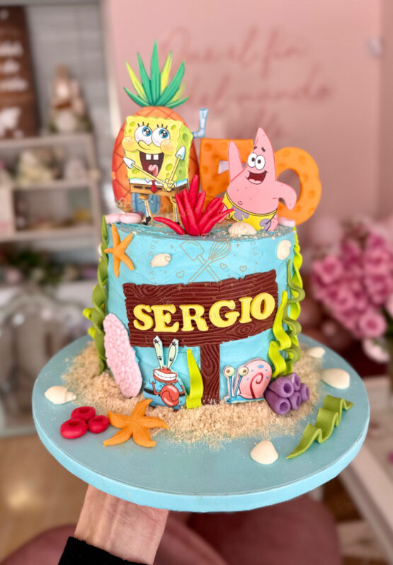 Tarta bob esponja