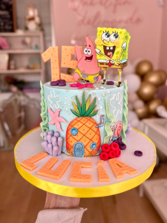 Tarta bob esponja