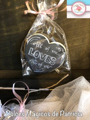 galletas efecto pizarra boda