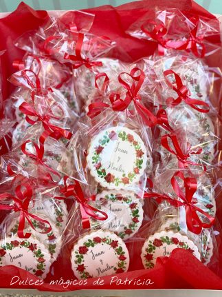 galletas nombres boda novios