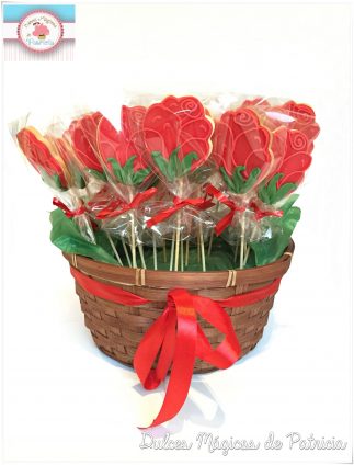 galletas ramo rosas flores