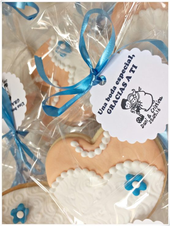 galletas traje novia