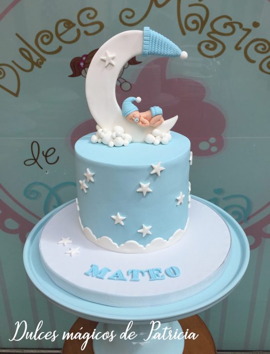 tarta luna bebé