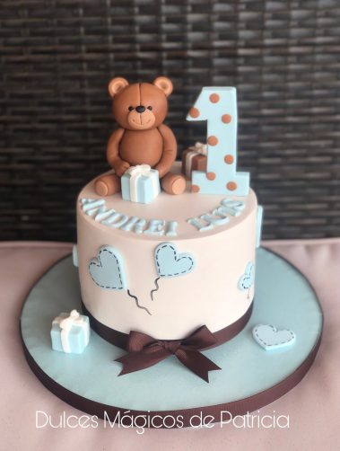 tarta osito 1 año