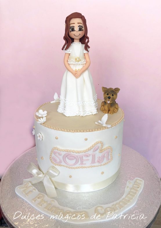 tarta comunión niña madrid