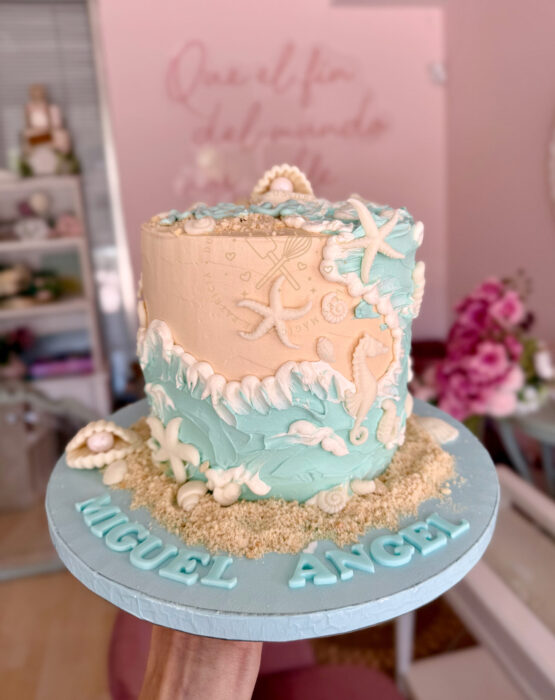 tarta-playa-decorada