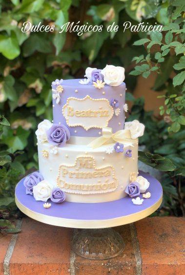 tarta comunión Lila madrid