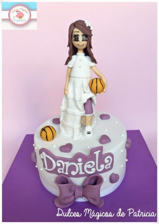 tarta comunión baloncesto