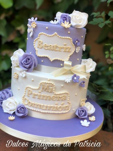 tarta comunión Lila madrid
