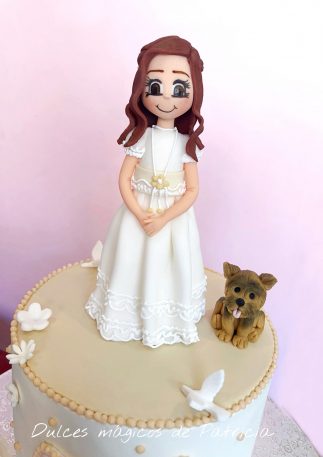 tarta comunión niña madrid