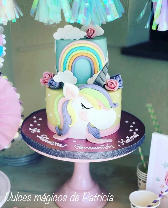 tarta unicornio comunión alcalá