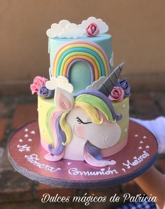 tarta unicornio comunión madrid