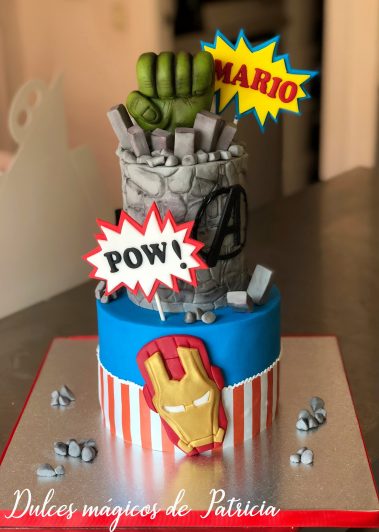 tarta vengadores superheroes madrid alcalá