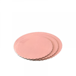 base redonda 3mm bordes ondulados rosa