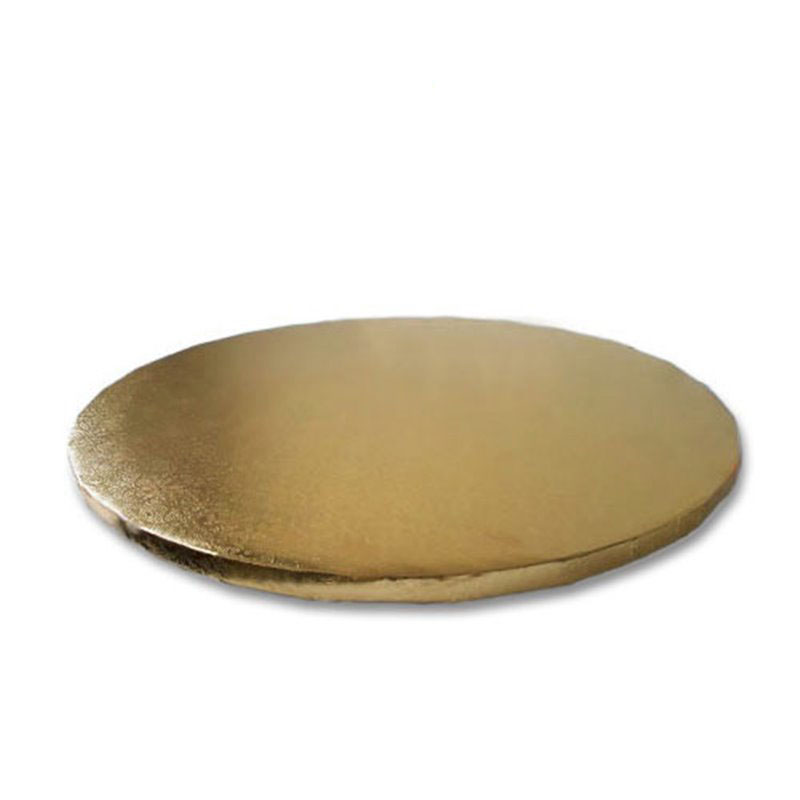Base de tarta en color dorado, diámetro de 20 cm.
