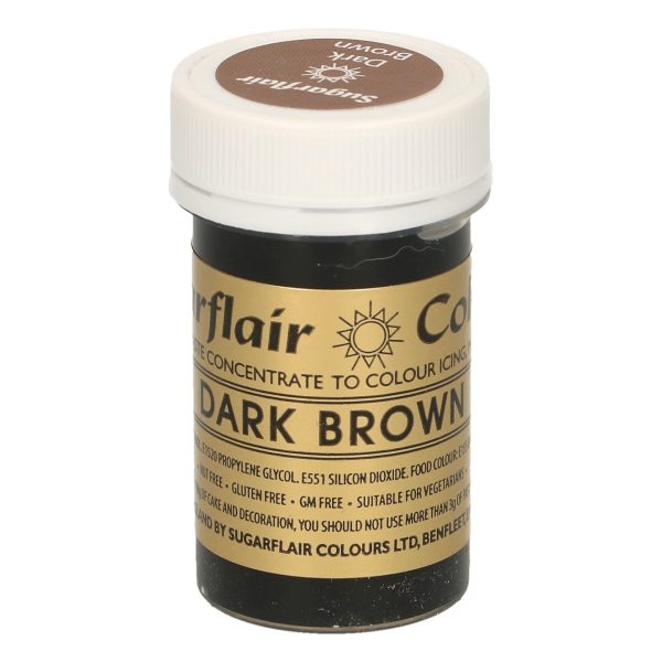 colorante brown marron oscuro sugarflair