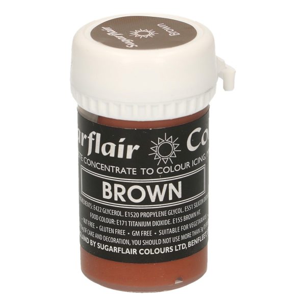 colorante brown marron sugarflair