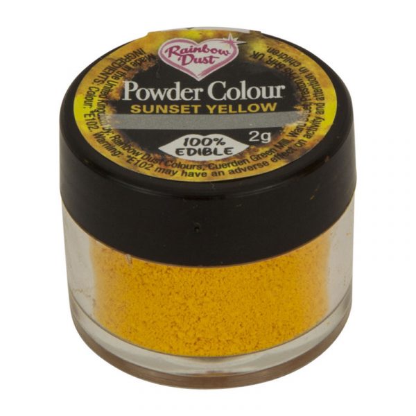 colorante polvo rainbowdust amarillo