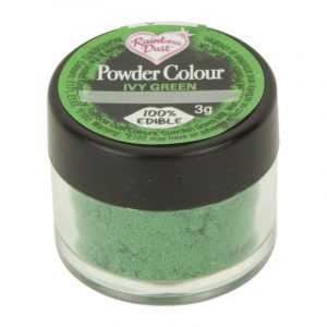 colorante polvo rainbowdust verde hiedra