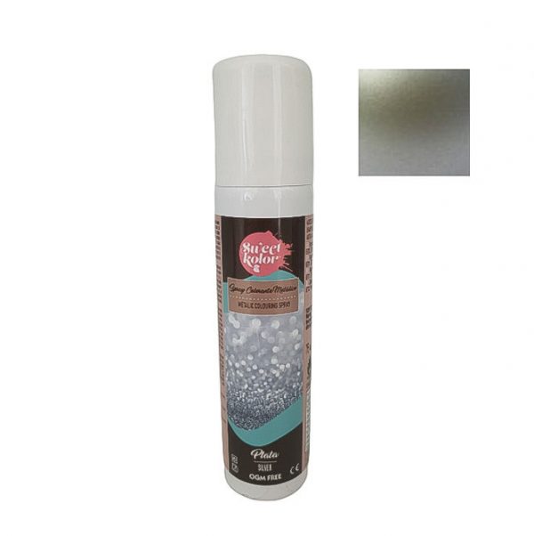 colorante spray plata sweetkolor
