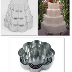 eurotins molde aluminio forma flor