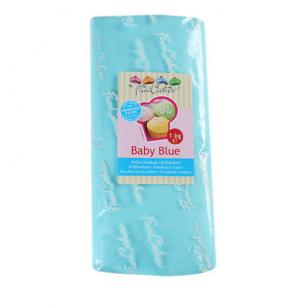funcakes azul bebe 1kg fondant