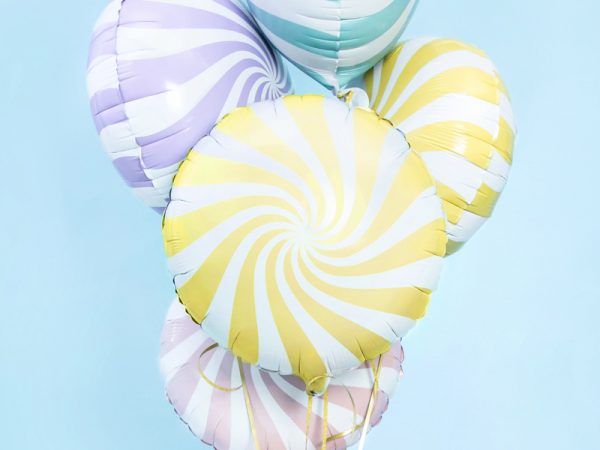 globo foil helio caramelo amarillo candy