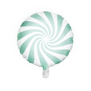 globo foil helio caramelo candy verde mint