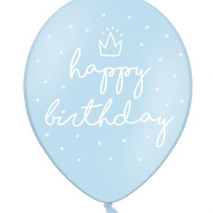 globo helio feliz cumpleaños happy birthday azul