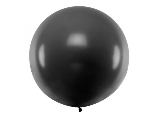 globo helio gigante 1m negro xl bola