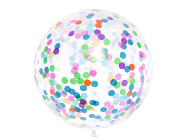 globo helio gigante xl burbuja bubble confetti