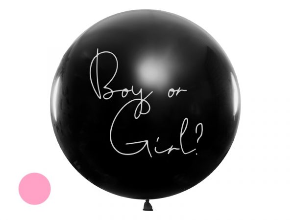globo helio latex negro boy girl sexo bebé rosa niño negro gigante xl niña
