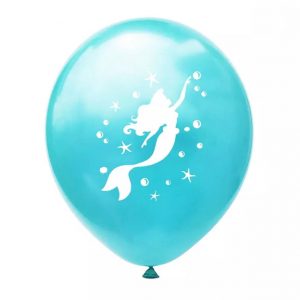 globo helio sirenas turquesa verde