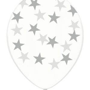 globo helio transparente estrellas plata