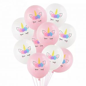 globo helio unicornio rosa