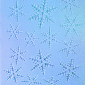 PME Impression mat tapete texturizador copo de nieve